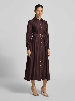 Sukienka wieczorowa z mieszanki lyocellu z paskiem Forever New