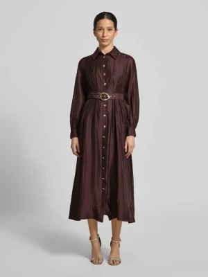 Sukienka wieczorowa z mieszanki lyocellu z paskiem Forever New