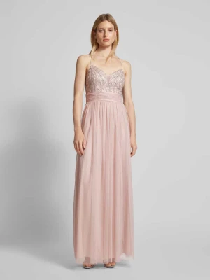 Sukienka wieczorowa z obszyciem cekinami Jake*s Cocktail