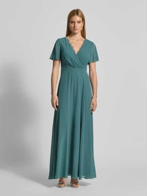 Sukienka wieczorowa z obszyciem z koronki damska Christian Berg Cocktail