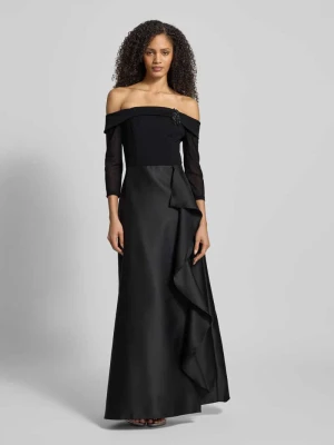 Sukienka wieczorowa z odkrytymi ramionami Adrianna Papell