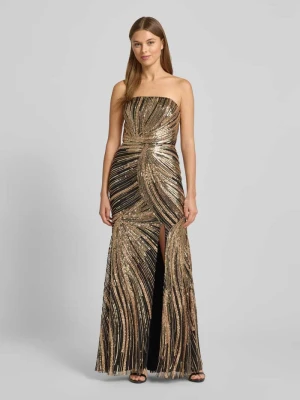 Sukienka wieczorowa z odkrytymi ramionami luxuar