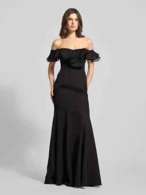 Sukienka wieczorowa z odkrytymi ramionami TROYDEN COLLECTION