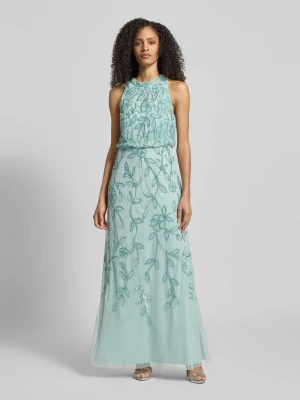Sukienka wieczorowa z okrągłym dekoltem Adrianna Papell