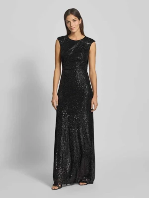 Sukienka wieczorowa z okrągłym dekoltem TROYDEN COLLECTION