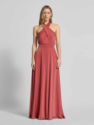 Sukienka wieczorowa z paskiem w talii Laona