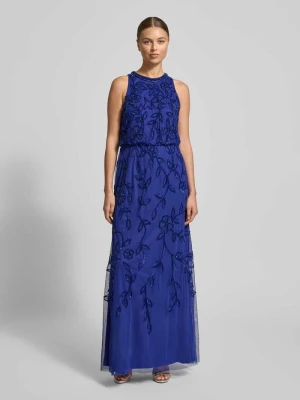 Sukienka wieczorowa z perełkami i cekinami Adrianna Papell