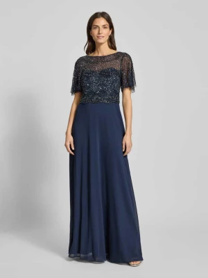 Sukienka wieczorowa z perełkami i cekinami Christian Berg Cocktail
