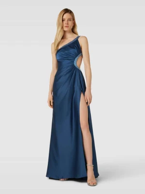 Sukienka wieczorowa z perełkami luxuar