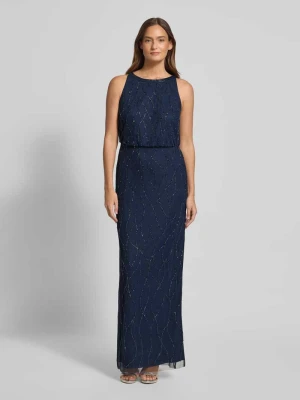 Sukienka wieczorowa z perłami Christian Berg Cocktail