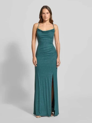Sukienka wieczorowa z rozcięciem i wiązaniem z tyłu Jake*s Cocktail