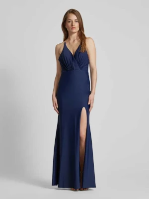 Sukienka wieczorowa z rozcięciem luxuar