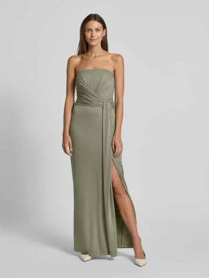 Sukienka wieczorowa z rozcięciem na nodze model ‘ESTILA’ Lauren Ralph Lauren