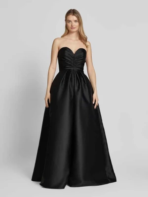 Sukienka wieczorowa z rozcięciem na nodze model ‘LAVAL’ Vera Wang Czarny