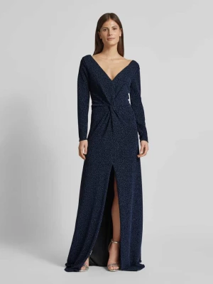 Sukienka wieczorowa z rozcięciem TROYDEN COLLECTION