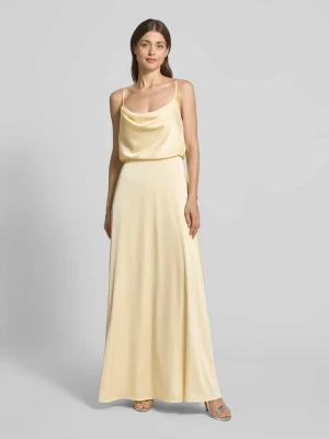 sukienka wieczorowa z satyny z cienkimi ramiączkami Hey Kyla