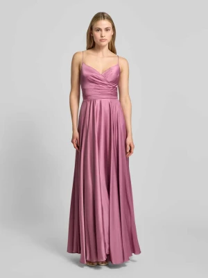 Sukienka wieczorowa z satyny z wiązaniem z tyłu Hey Kyla
