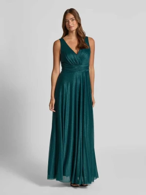 Sukienka wieczorowa z tasiemką w talii Christian Berg Cocktail