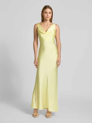 Sukienka wieczorowa z tylnym wiązaniem luxuar