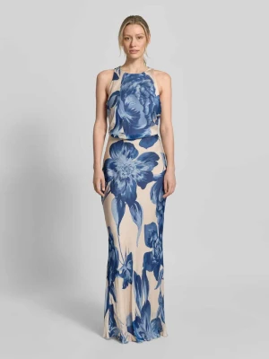 Sukienka wieczorowa z tyłu z wycięciem w kształcie łezki RINASCIMENTO