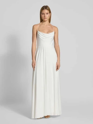 Sukienka wieczorowa z wiązaniem z tyłu i lejącym dekoltem V.M.