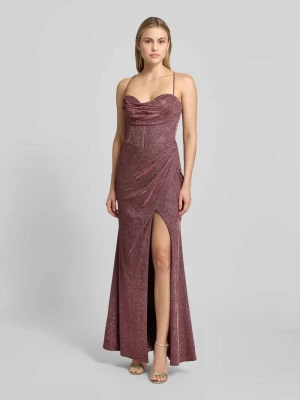 Sukienka wieczorowa z wiązaniem z tyłu luxuar