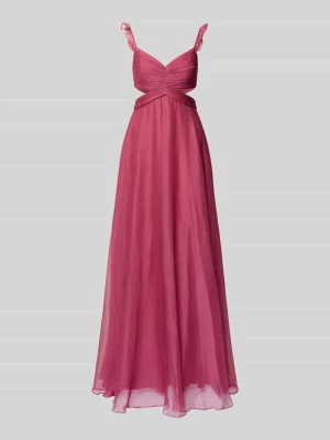 Sukienka wieczorowa z wycięciami i falbankami Jake*s Cocktail