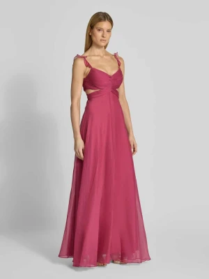 Sukienka wieczorowa z wycięciami i falbankami Jake*s Cocktail