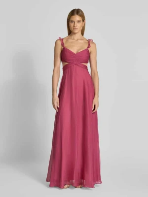 Sukienka wieczorowa z wycięciami i falbankami Jake*s Cocktail