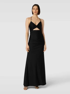 Sukienka wieczorowa z wycięciem Mascara