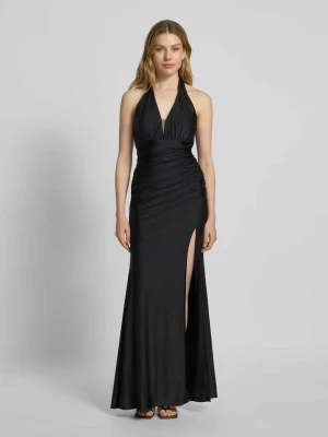 Sukienka wieczorowa z zapięciem na wszyty zamek błyskawiczny Mascara