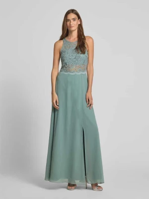 Sukienka wieczorowa z zapięciem na wszyty zamek błyskawiczny Swing