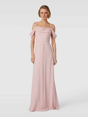 Sukienka wieczorowa ze skrzyżowanymi, cienkimi ramiączkami model ‘VASYL’ Vera Wang Bride