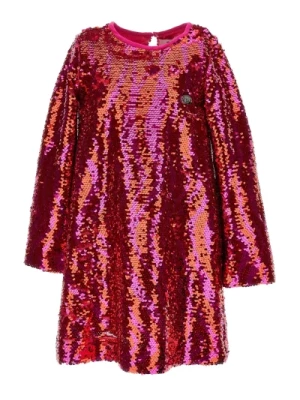 Sukienka z Cekinami i Długimi Rękawami Chiara Ferragni Collection