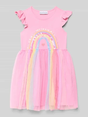 sukienka z cekinami i haftem DANAMADE