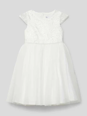 Sukienka z cekinami i perełkami Happy Girls