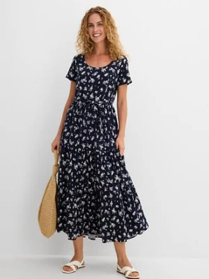 Sukienka z czystej bawełny bonprix