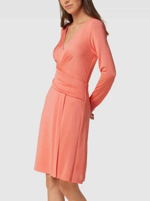 Sukienka z dekoltem w serek model ‘GLENDON’ Lauren Ralph Lauren