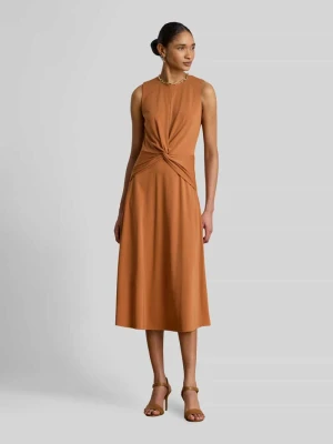Sukienka z detalem w postaci węzła w talii Lauren Ralph Lauren