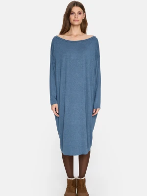 Sukienka z długim rękawem MEGAN WISKOZA : Rozmiar - L 5905068250907 by Insomnia