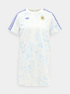 Sukienka z dżerseju adidas Originals niebieski