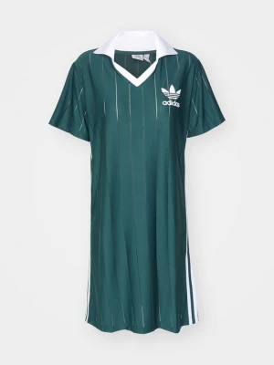 Sukienka z dżerseju adidas Originals zielony