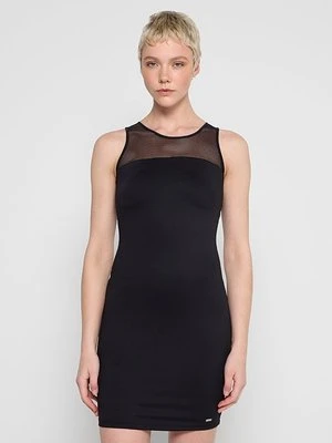 Sukienka z dżerseju Armani Exchange czarny
