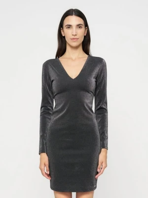 Sukienka z dżerseju Armani Exchange czarny