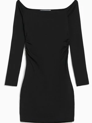 Sukienka z dżerseju Bershka czarny