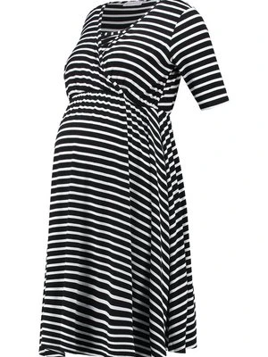 Sukienka z dżerseju Bluebelle Maternity czarny
