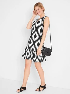 Sukienka z dżerseju z miękkiej mieszanki bawełny bonprix