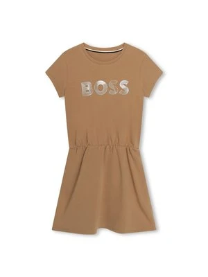 Sukienka z dżerseju BOSS Kidswear