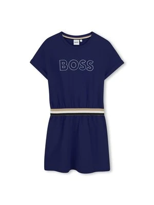 Sukienka z dżerseju BOSS Kidswear