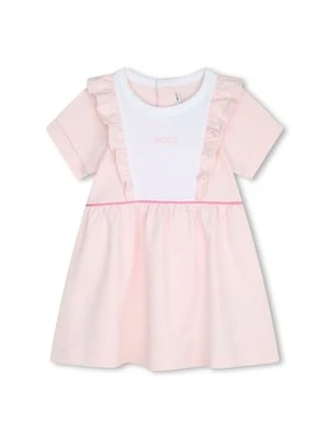 Sukienka z dżerseju BOSS Kidswear
